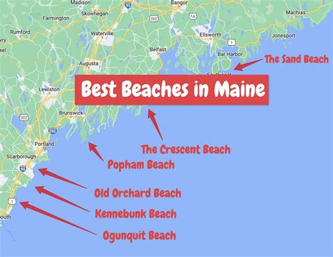 Southern Maine Coast Map at Pearl Murray blog