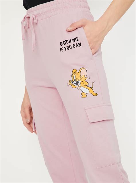 Buy Women Tom & Jerry Print Knit Lounge Joggers Online at just Rs. 599. ...
