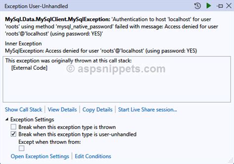 Image result for Access Is Denied for Admin User MySQL