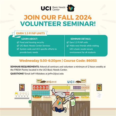 Volunteer – UCI Basic Needs Center