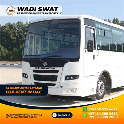 Ashok Leyland 84 Seater Bus Rental, Design and Performance - Swat Transport