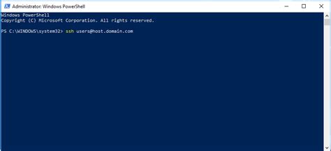Image result for Windows PowerShell SSH Connection