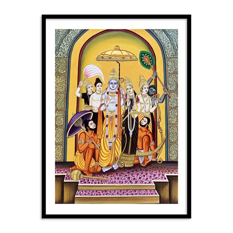 Ram Rajya | Lord Rama Wall Art Painting Print for Home Decor – The Atrang