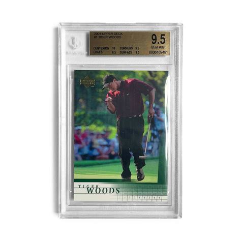 2001 Upper Deck Tiger Woods Rookie Card | Uncrate