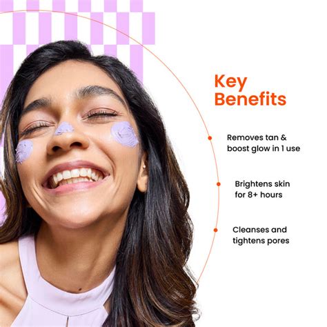 De-Tan Glow Face Mask for Instant Tan Removal & Skin Hydration - Foxtale