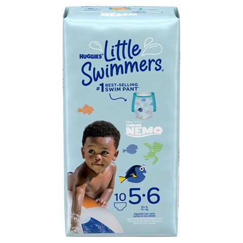 Swim Diapers Size 5-6 - Huggies Little Swimmers Disposable Swimming ...