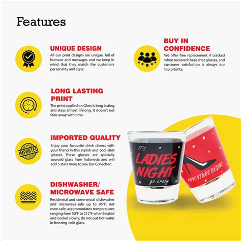 Buy EK DO DHAI Set of 4 Printed Shot Glasses - 60ml from Ek Do Dhai at ...