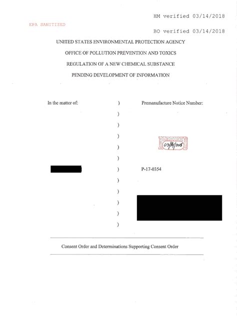 Fillable Online EPA Releases First Major Update to Chemicals List in 40 ...