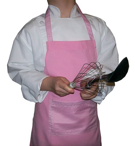 Buy CHEFSKIN Deluxe Kids Children Apron GINGHAM Design BEAUTIFUL (SM ...