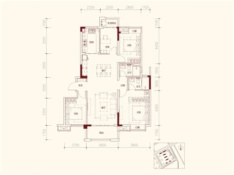 140平米房屋设计图,140平方整套家装效果图,140平方房最美效果图(第2页)_大山谷图库