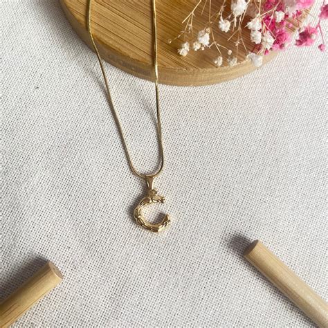 Just lil things Alphabet Artificial Gold necklace – justlilthings