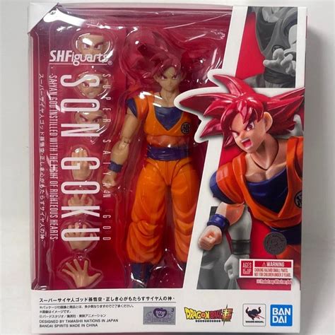 Son Goku Super Saiyan God S.H.Figuarts Action Figure - Dragon Ball ...