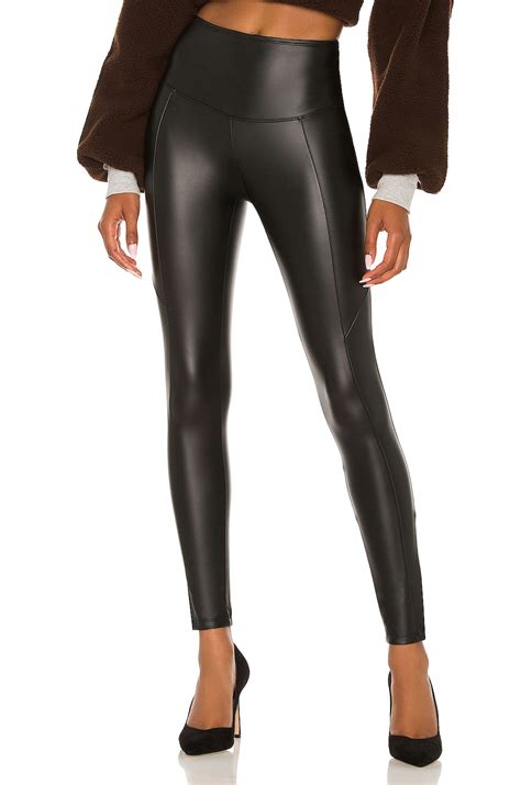 Yummie Faux Leather Legging in Black | REVOLVE