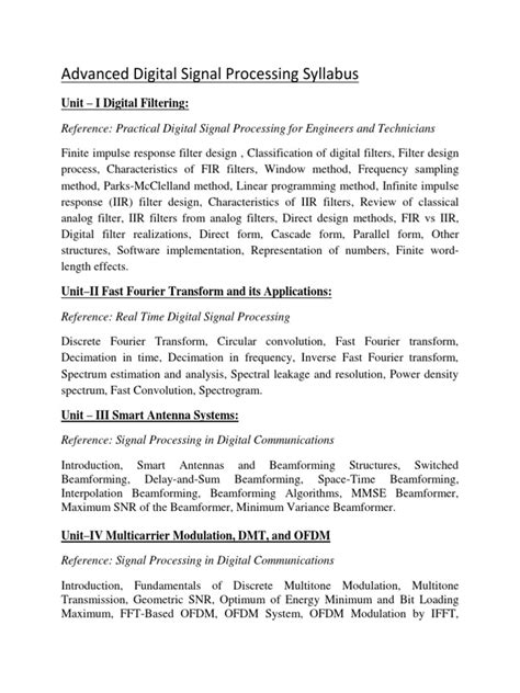 Image result for Advanced Digital Signal Processing