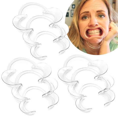 Dental Cheek Retractor, 9-Pack 100% BPA-Free C-Shape Autoclavable Mouth ...