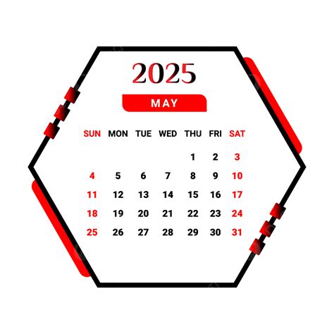 Calendario De Mayo 2025