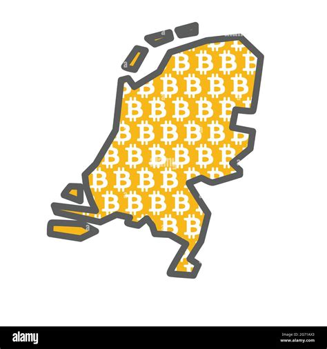 Netherlands country map with bitcoin crypto currency logo Stock Vector Image & Art - Alamy