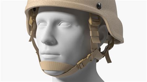 US Army Enhanced Combat Helmet 3D Model $69 - .gltf .obj .ma .max .upk .unitypackage .c4d .fbx ...