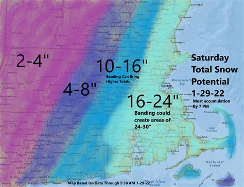 Boston Snow Totals
