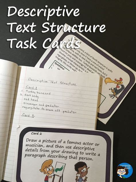 Image result for Descriptive Text Structure Lessons 6th-Grade