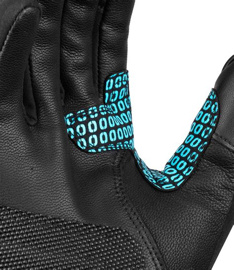 Rynox Dry Ice Waterproof Winter Gloves (Black Aqua Blue)– Moto Central