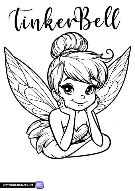 TinkerBell coloring pages - Bestcoloringpages.net