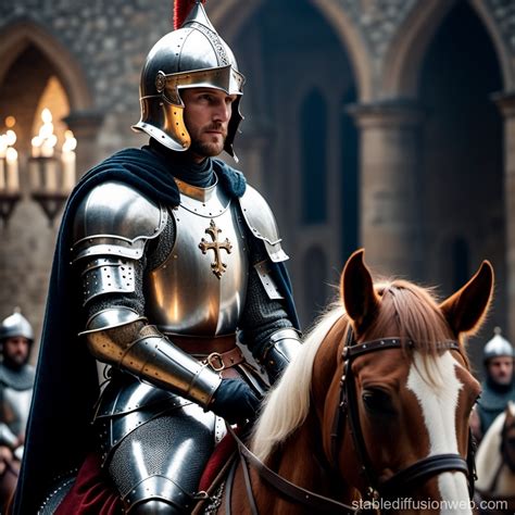 Renaissance Knight on Horseback | Stable Diffusion Online