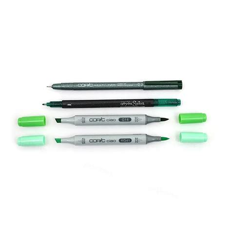 Copic Doodle Pack - Green - Canvazo
