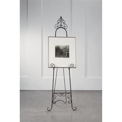 53"H Parisian Black Metal Floor Easel - 53" – Overstock