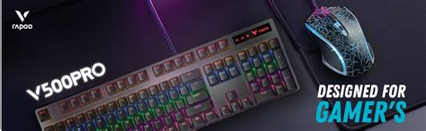 Amazon.in: Buy RAPOO V500 PRO Full Size RGB Mechanical USB-A Gaming ...