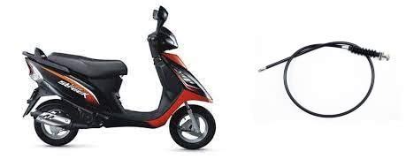 WHEEL DRIVE Compatible with Tvs Scooty Streak Rear Back Brake Cable ...