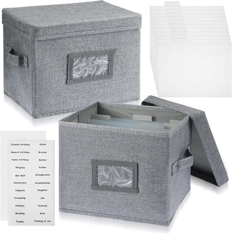 Greeting Card Storage Box