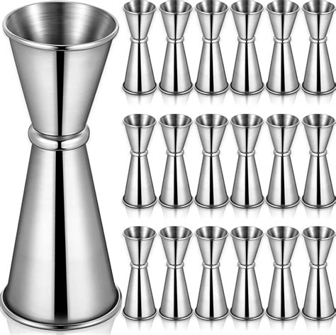 Amazon.com: Yaomiao 18 Pcs 2 oz 1 oz Jigger for Bartending Double Cocktail Jigger Japanese ...