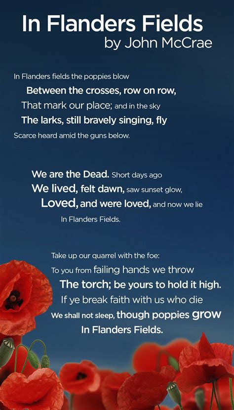Flanders Field Poetry Foundation at Antoinette Roy blog