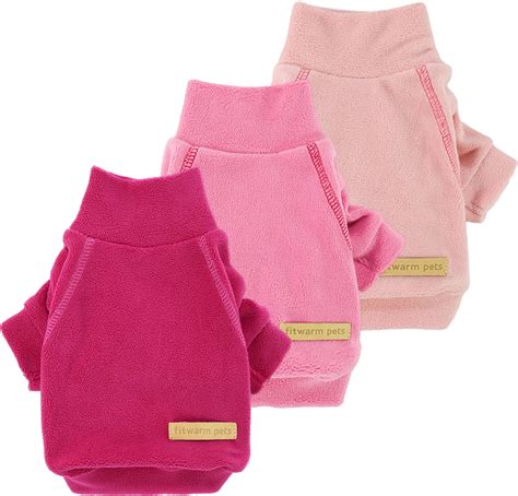 Amazon.com : Pet Clothes - Dog Clothes - Fleece Vest Dog Sweater - Rose ...