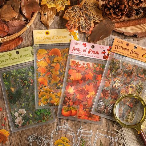 Forest Song Series Journaling Scrapbooking Sticker Sheets ( 8 sheets ...