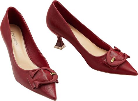 Buy C.PARAVANO High Heels I Stiletto Heels I Women's Pumps Red I High ...