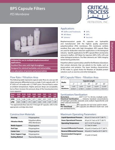 Sanitary Multi-Cartridge Filter Housings - Critical Process Filtration ...