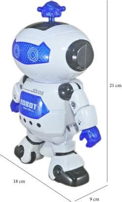Toyvala Dancing Robot Musical Toy for Kids with Flashing Lights ...