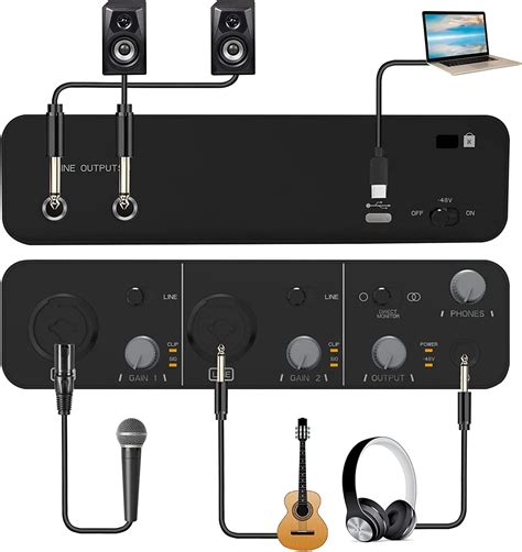 Y.D.F Audio Interface Audio Interface Mic Preamps India | Ubuy