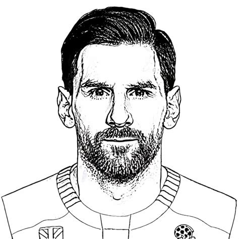 Lionel Messi coloring pages - ColoringLib