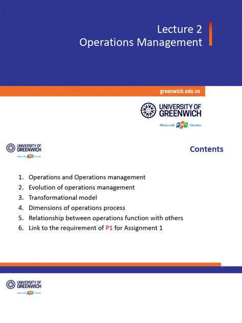 Operation Management Lecture Note 的图像结果