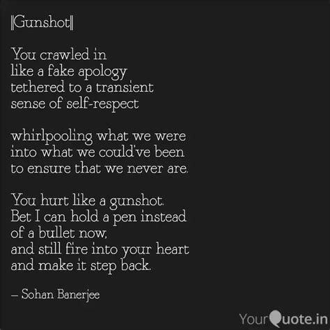 ||Gunshot|| You crawled ... | Quotes & Writings by The Incomplete ...