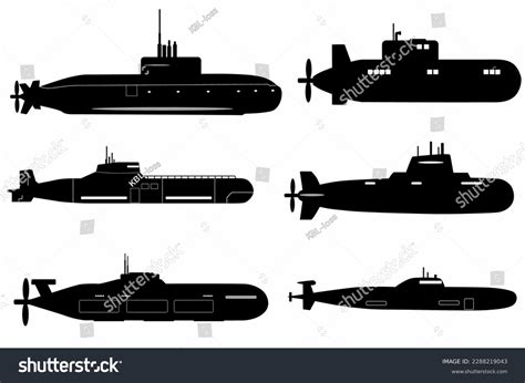 Submarine Silhouette Clip Art