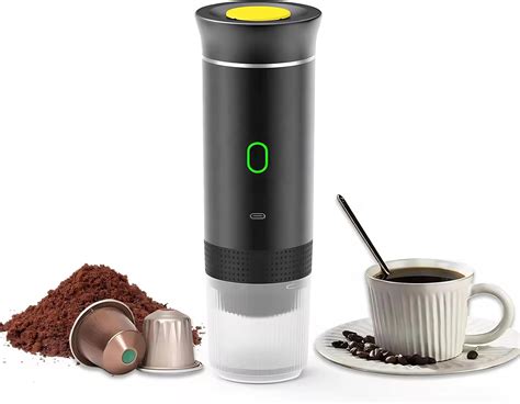 Amazon.com: Wisoqu Portable Electric Espresso Machine, 3 in 1 Travel Coffee Maker for Camping ...