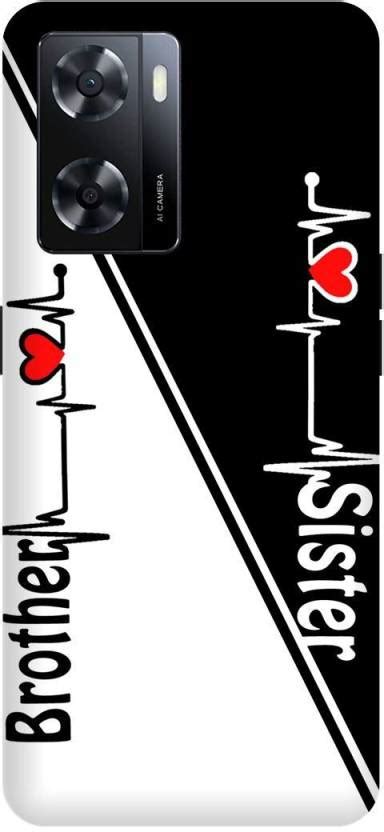 FRONK Back Cover for OPPO A57, CPH2387, BROTHER, SISTER, BHAI, BAHAN ...