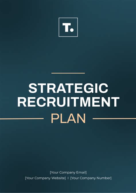 Recruitment Strategy Plan Template - prntbl.concejomunicipaldechinu.gov.co