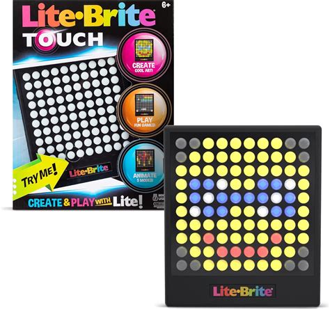 Lite-Brite Touch - Catch The Light! Lite-Brite Art Without Pegs ...