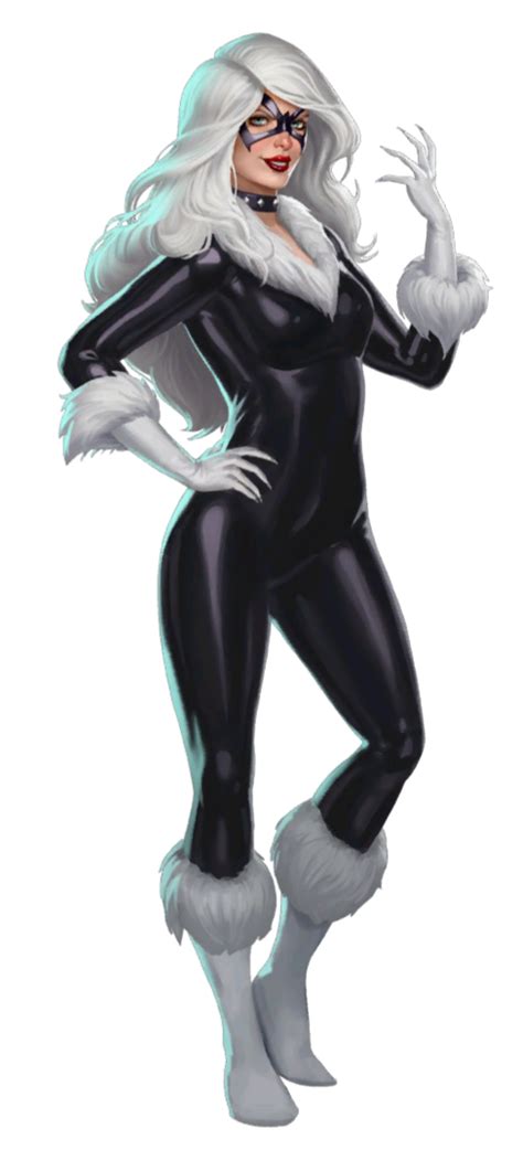 Black Cat (Marvel Puzzle Quest) render by Walter384 on DeviantArt