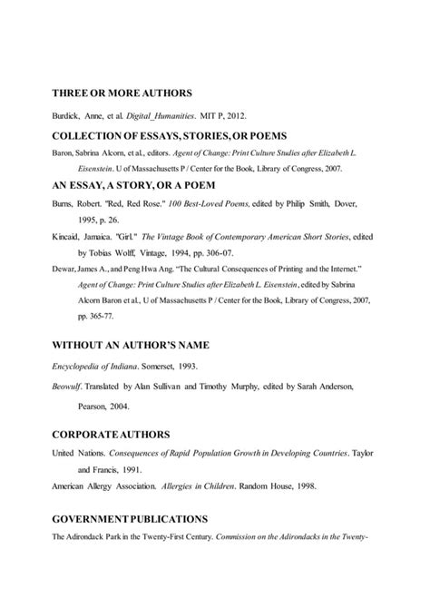 MLA 8 Format Example 的图像结果